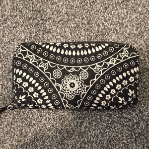 Vera Bradley Black and White Floral Wallet